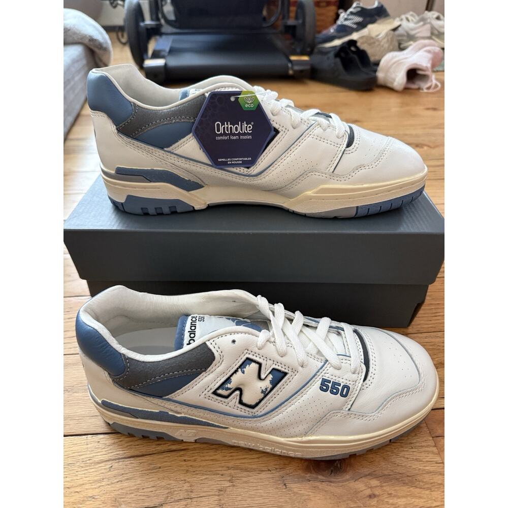 Size 10 - New Balance 550 Vintage Pack - Heron Blue